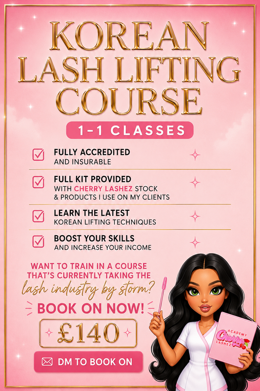 Korean Lash Lift Training Course 🍒🎓