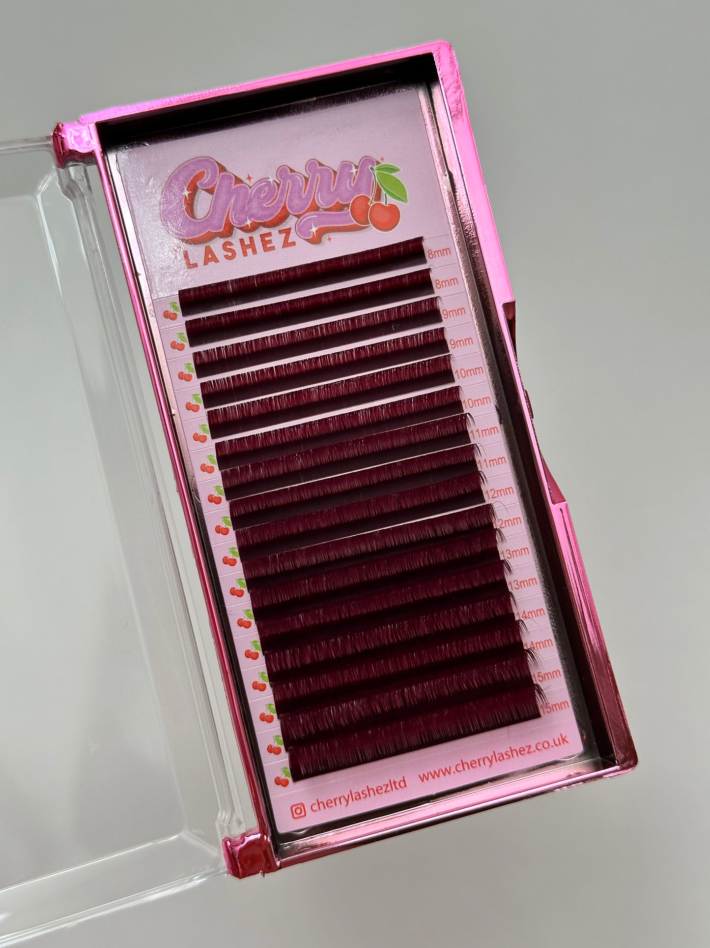 Burgandy Lash Trays