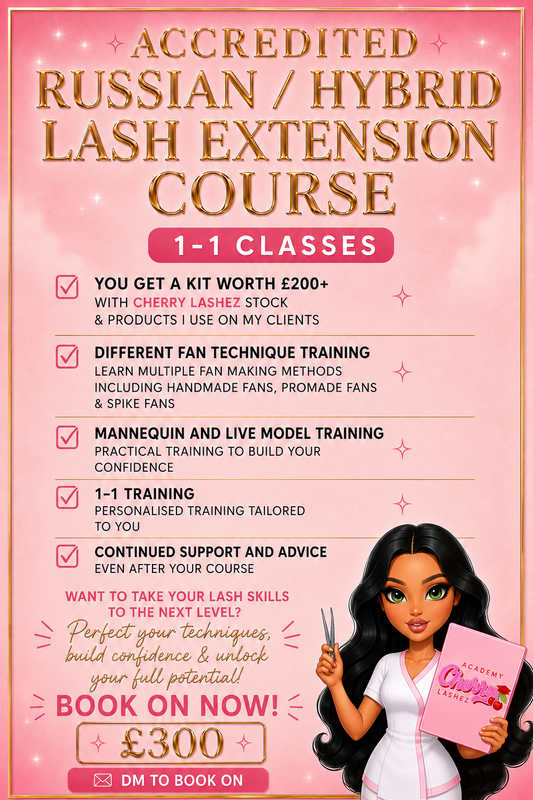 1-Day Russian Volume Lash Training Course 🍒🎓