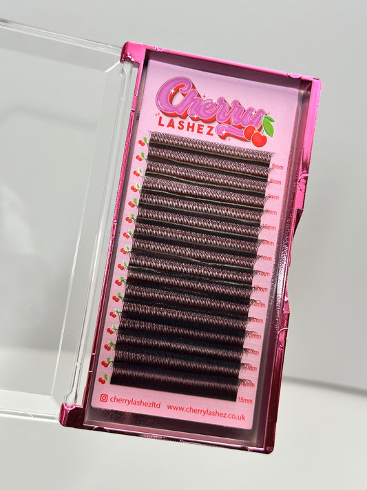 Brown W Lashes